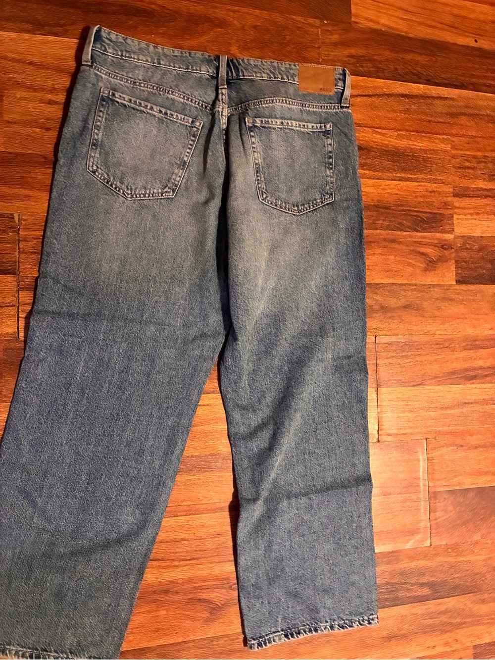 Aeropostale Women's Light Blue Straight Leg Jeans